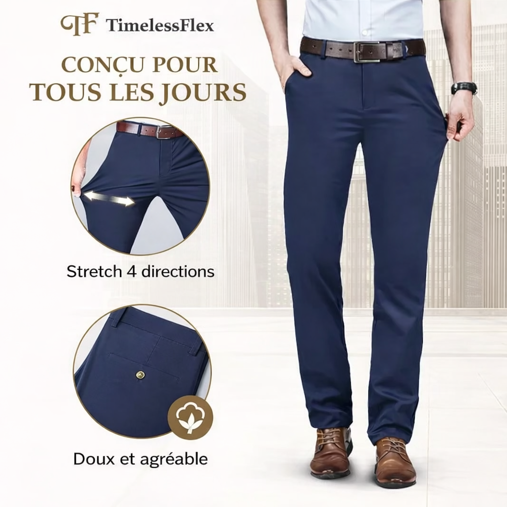 Pure TimelessFlex – Tuyau droit classique avec 4 brins extensibles FR
