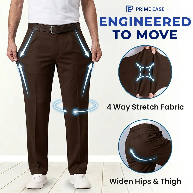 Pantalon Pure TimelessFlex – Coupe droite classique extensible dans les 4 sens