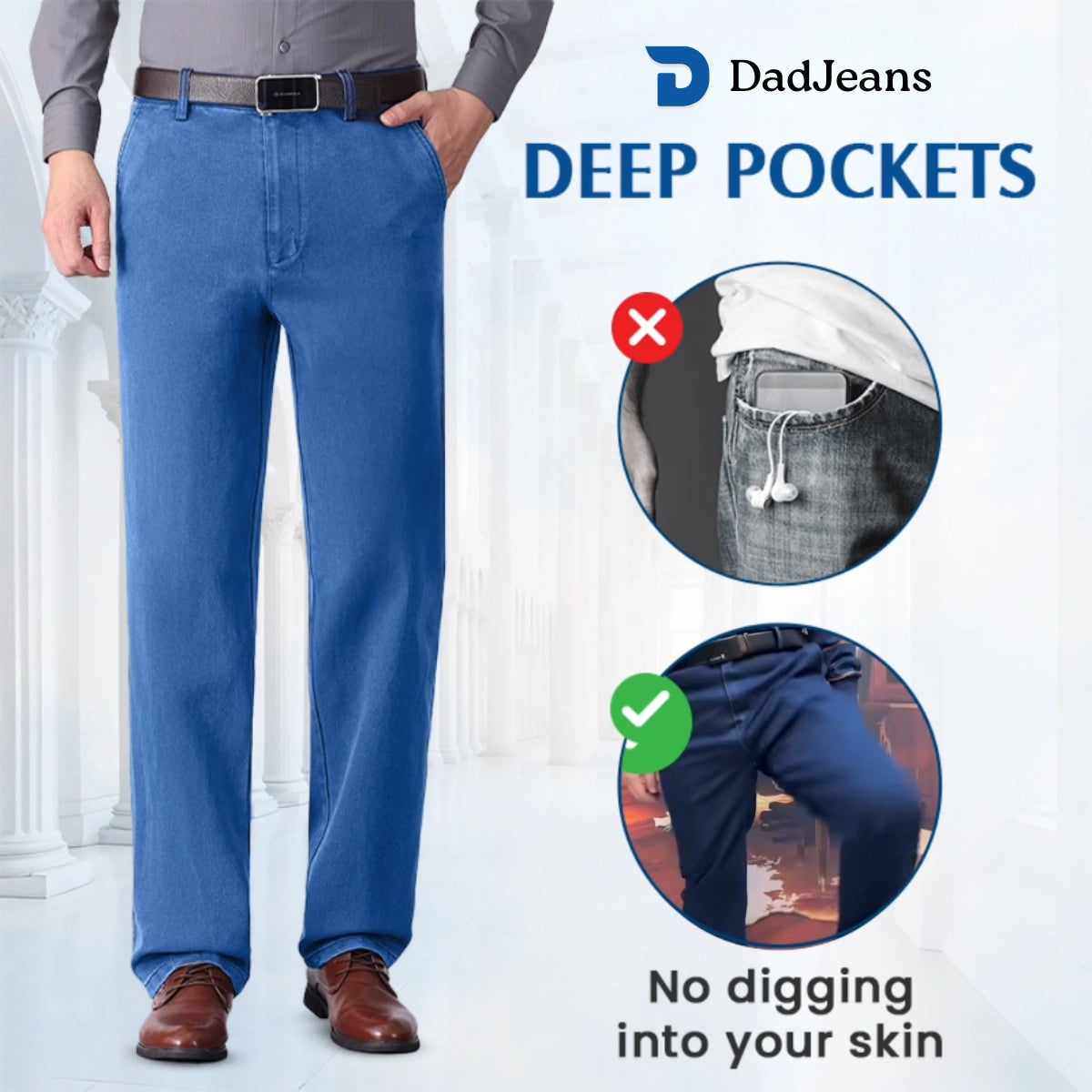 PURE | FlexJeans – Classic Straight Fit Stretch Denim