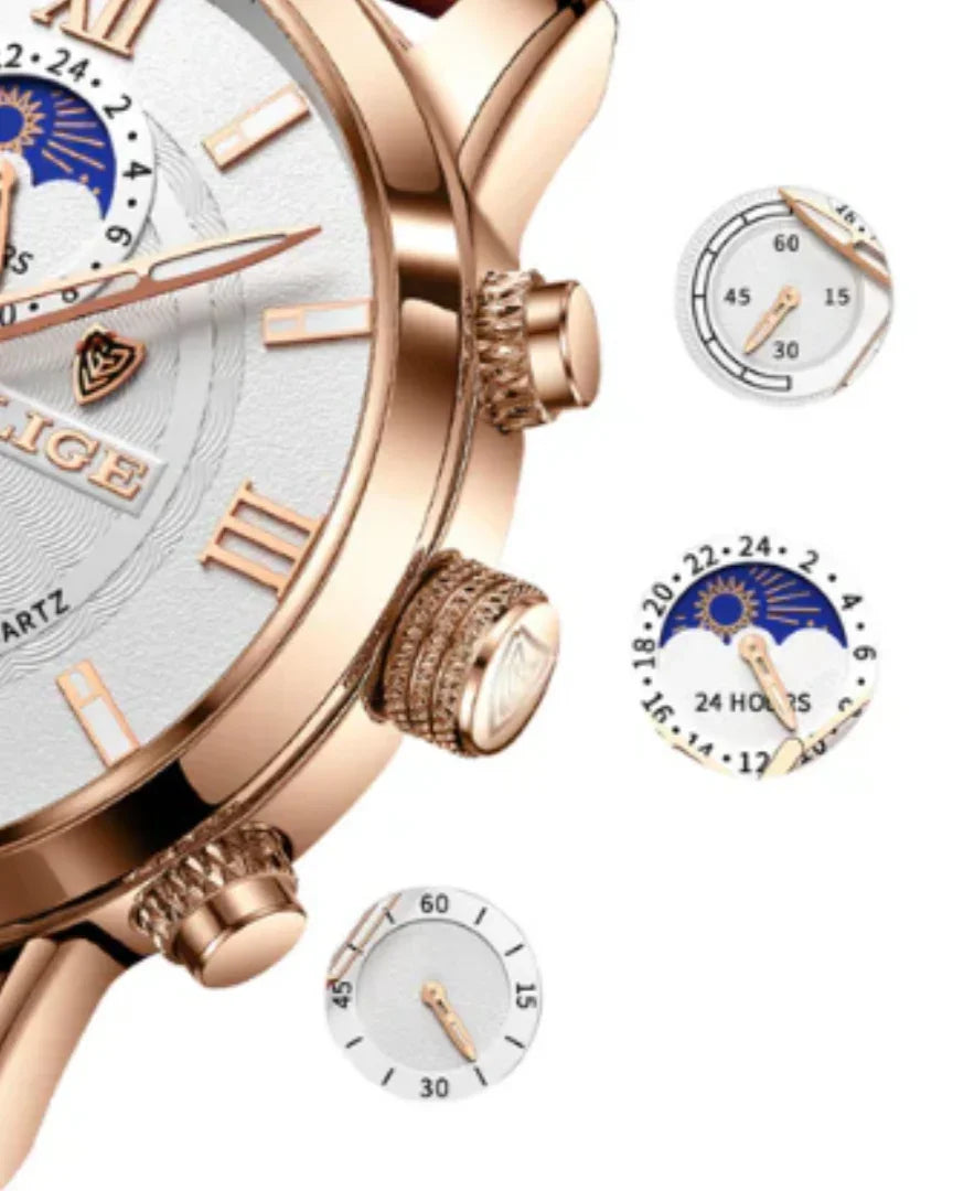 Lugano Classic Watch (Waterproof) - PURECLO