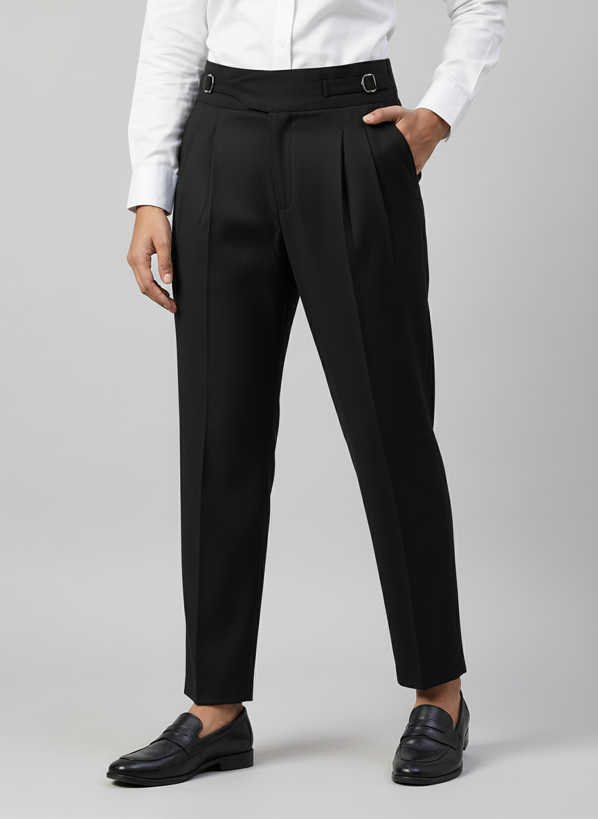 Black Gurkha Pants