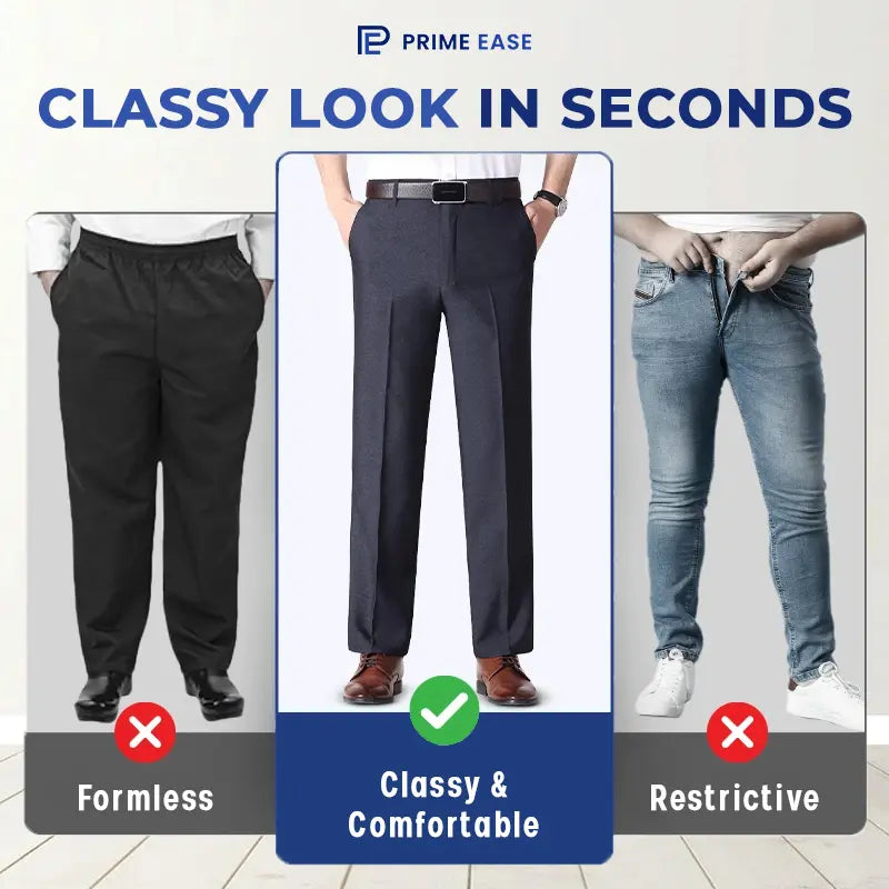 Pantalon Pure TimelessFlex – Coupe droite classique extensible dans les 4 sens