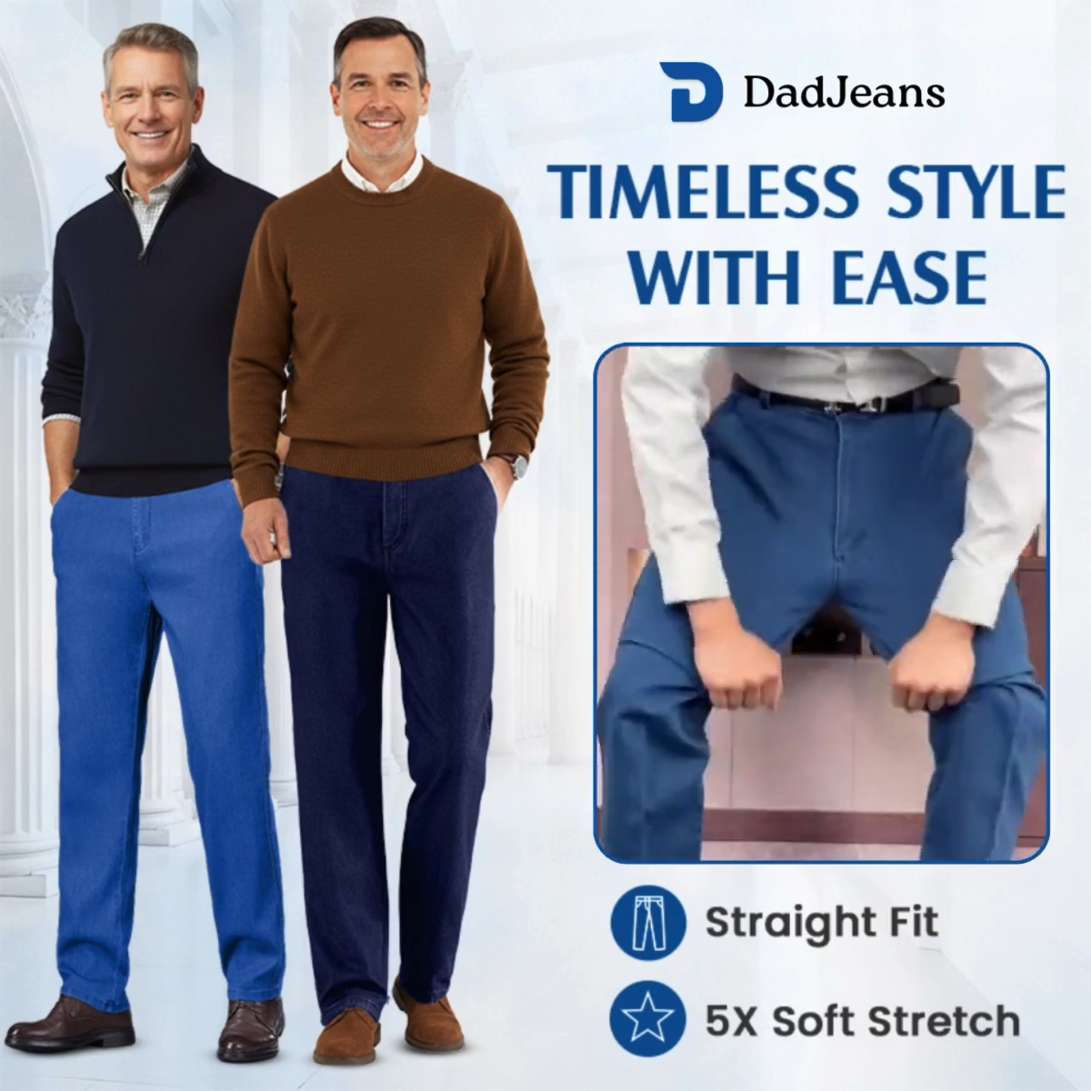 PURE | FlexJeans – Classic Straight Fit Stretch Denim