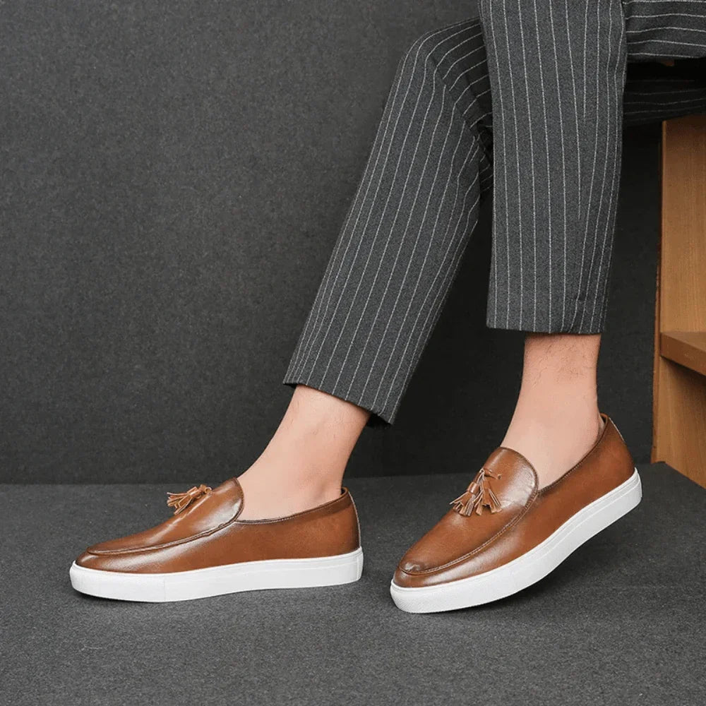 Men's Leather Moccasin Toulouse - Pure - PURECLO