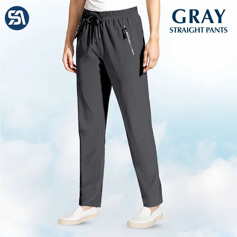 Pure&amp;Clo - Pantalon ultra-doux à taille haute élastique et confortable 