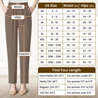 Pantalon Pure&amp;Clo pour femme, ultra doux et fluide, facile à enfiler
