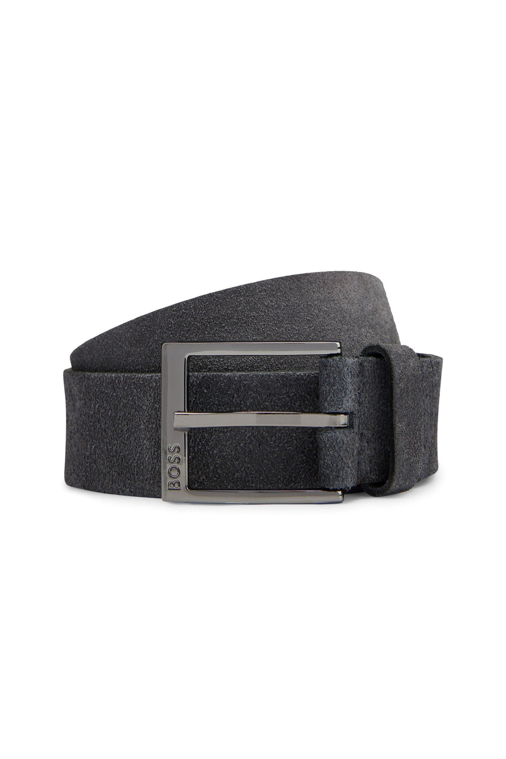 Ceinture Boss Black Elloy en cuir bleu foncé