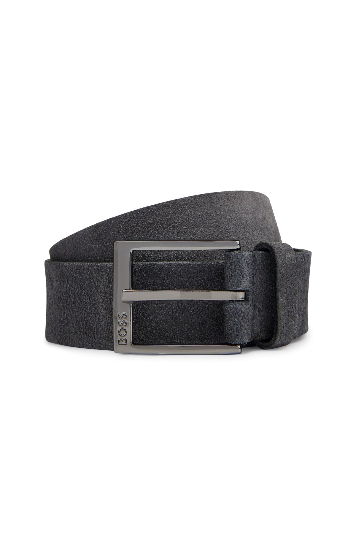 Ceinture Boss Black Elloy en cuir bleu foncé