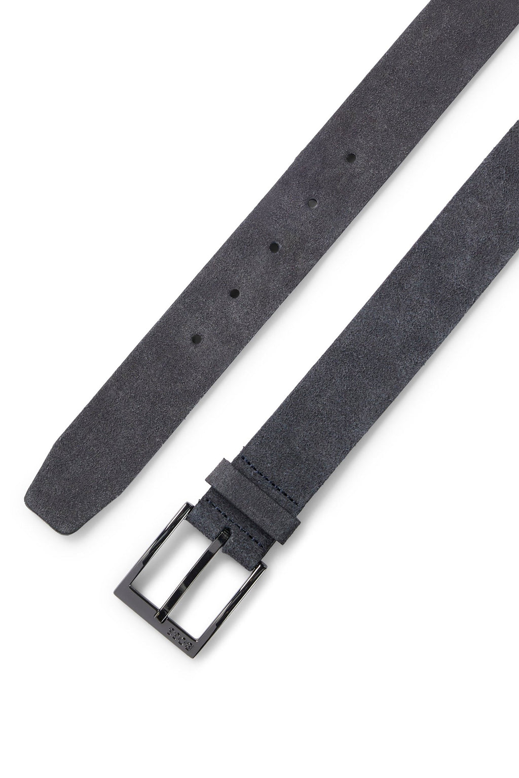 Ceinture Boss Black Elloy en cuir bleu foncé