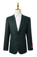 PURE | Costume Hopweave coupe slim – Vert foncé