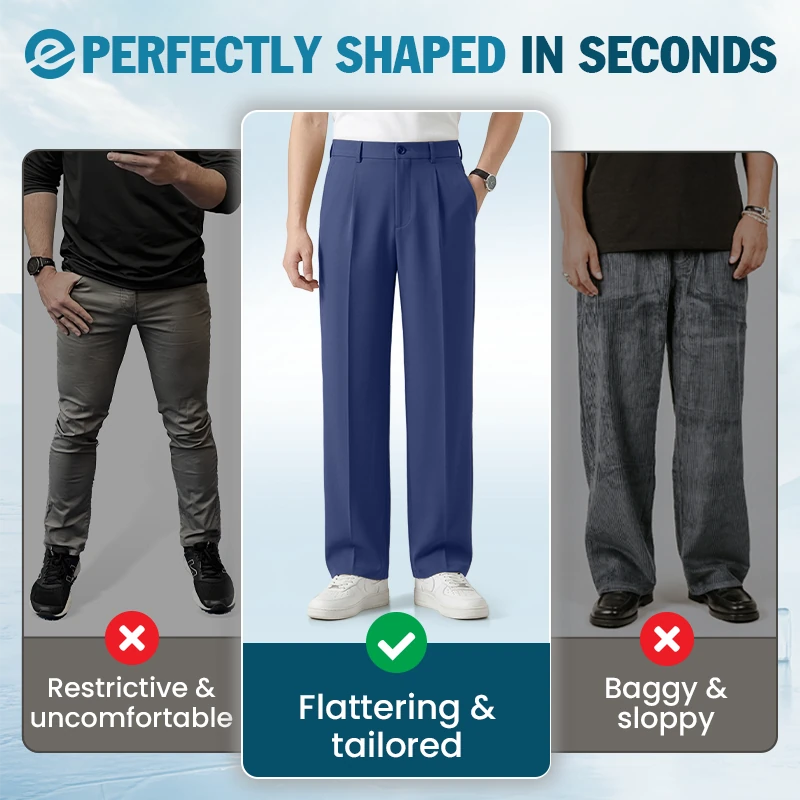Pantalon Pure TimelessFlex – Coupe droite classique extensible dans les 4 sens 