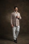 PURE | Blazer Taupe Crest 