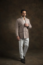 PURE | Blazer Taupe Crest 