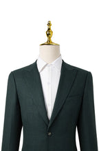PURE | Costume Hopweave coupe slim – Vert foncé