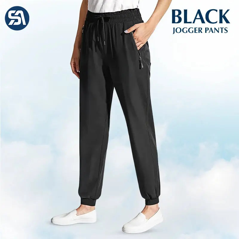 Pure&amp;Clo - Pantalon ultra-doux à taille haute élastique et confortable 