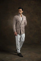 PURE | Blazer Taupe Crest 