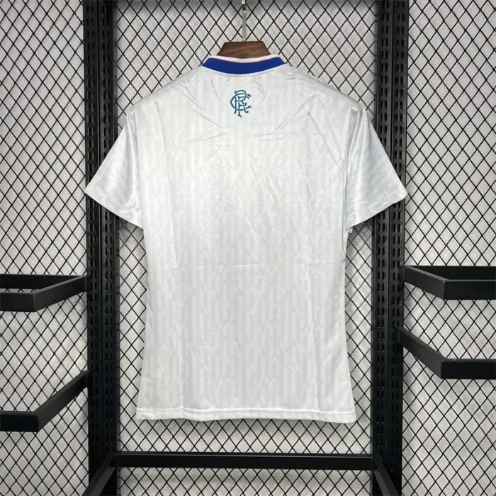 Retro Rangers Away Kit 1990 1992 Football Jersey