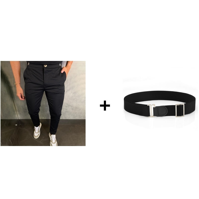 ⏰ LAST DAY 50% OFF! Men's Stretch Slim Fit Pants – Skinny But Comfy