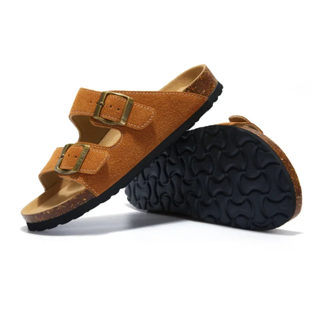 Birken California Sandales en daim pour homme - Pure 