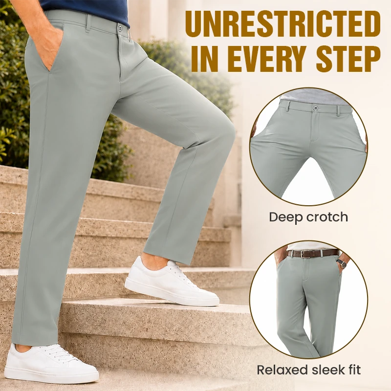 TimelessFlex - Men's High Stretch Straight Fit Pants (LAST DAY 70% OFF)