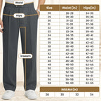 EaseTailor Calça Masculina Reta Smart Comfort
