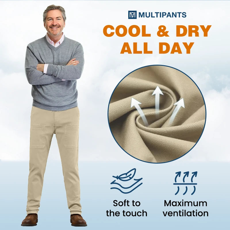 Pantalon Pure TimelessFlex – Coupe droite classique extensible dans les 4 sens 