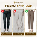 Pantalon Pure&amp;Clo pour femme, ultra doux et fluide, facile à enfiler