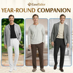EaseTailor - Flexible Straight Fit Smart Comfort Pants PURECLO