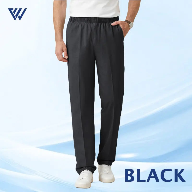 Pure&amp;Clo - Pantalon ultra-doux à taille haute élastique et confortable 