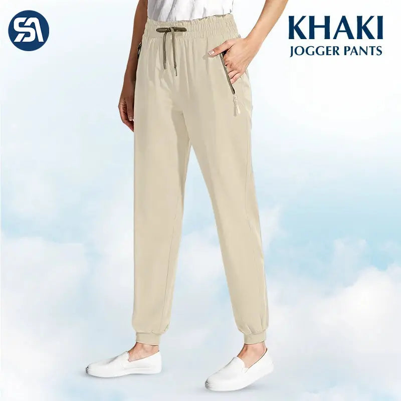 Pure&amp;Clo - Pantalon ultra-doux à taille haute élastique et confortable 