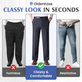 Calça Masculina Social Confortável Cintura Alta Ice Silk