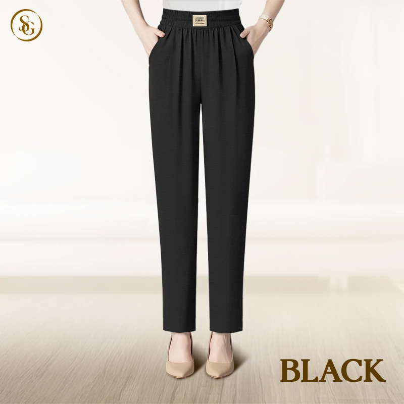 Pantalon Pure&amp;Clo pour femme, ultra doux et fluide, facile à enfiler