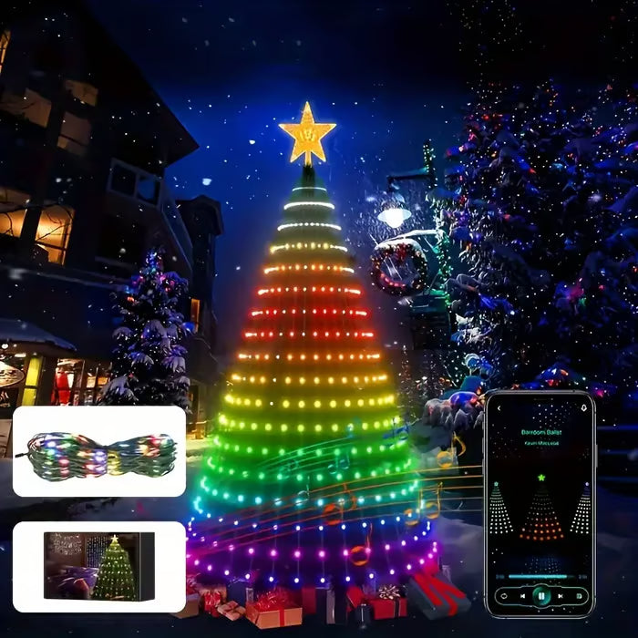 Guirlandes lumineuses intelligentes PureGlow™ pour sapin de Noël – 49 % de réduction pour les fêtes 