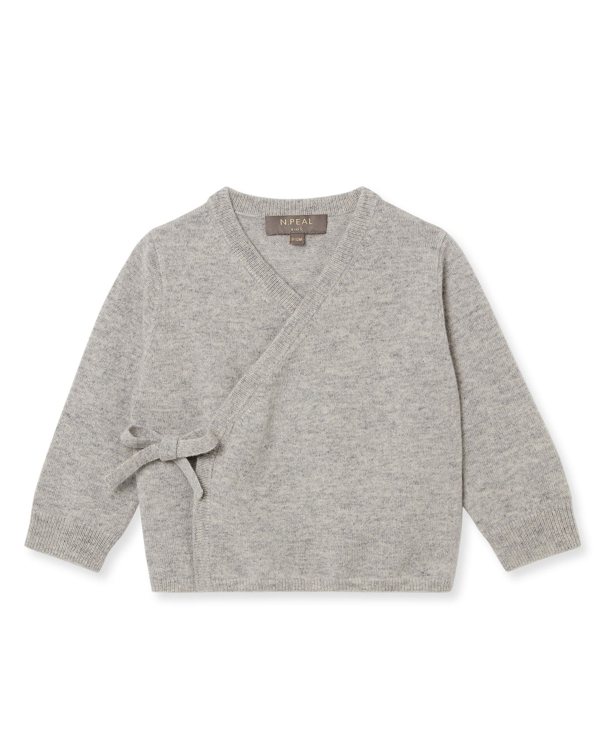 Gilet en cachemire gris fumé