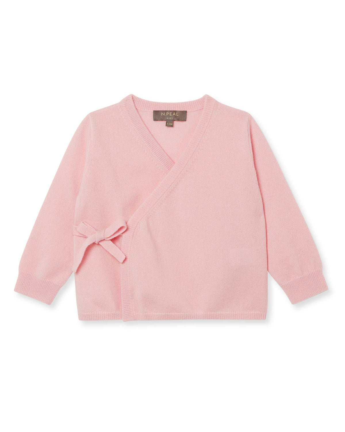 Gilet en cachemire rose pâle
