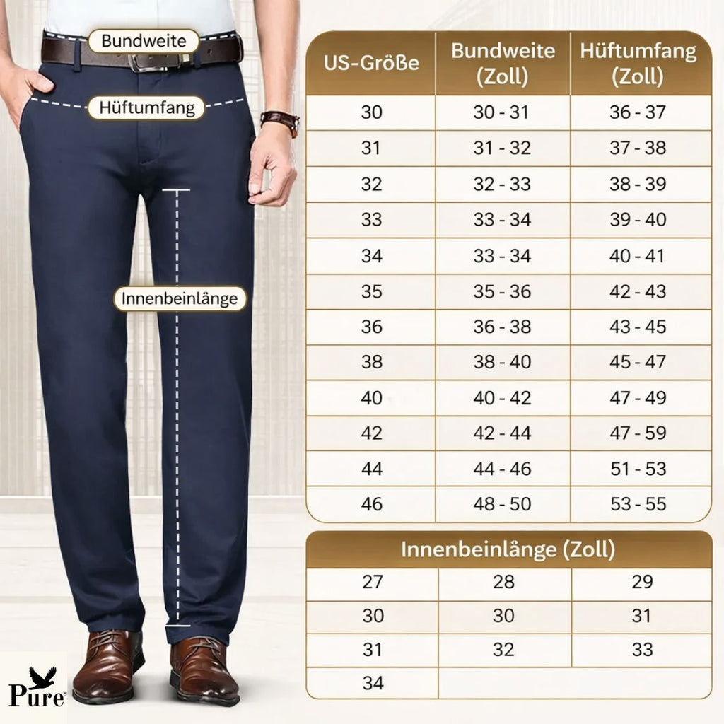 Pure TimelessFlex – Tuyau droit classique avec 4 brins extensibles 