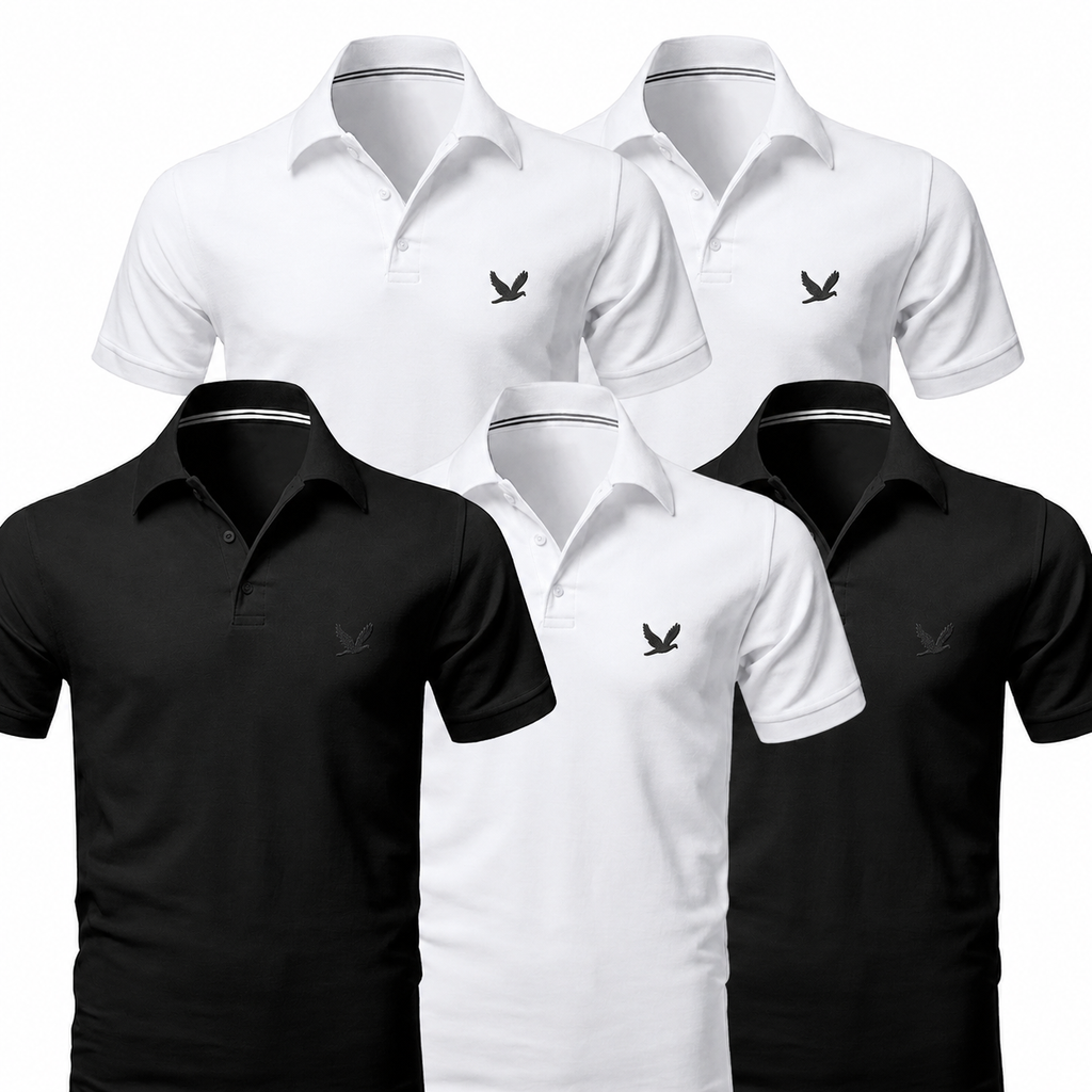 [ACHETEZ-EN 3, RECEVEZ-EN 5] Kit polo essentiel R&amp;L | Style PureClo intemporel 