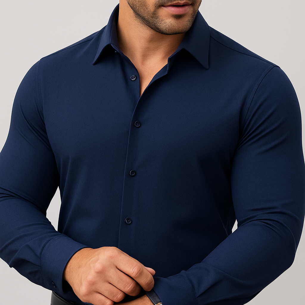 Camisa de Vestir Elástica