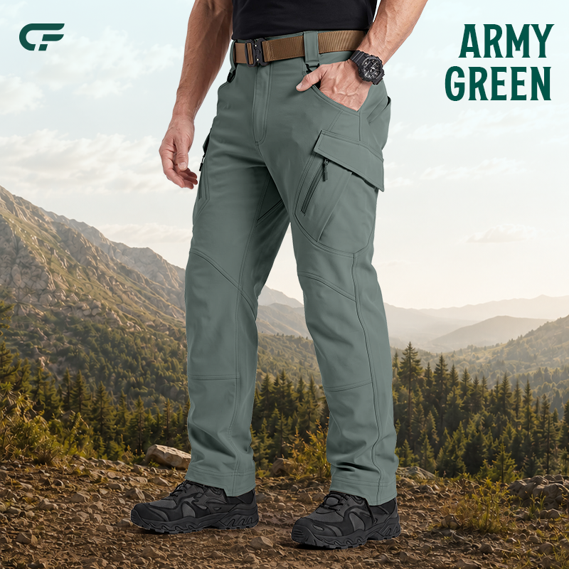 FlexCamo - Men's 9-Pocket Straight Fit Tactical Waterproof Pants