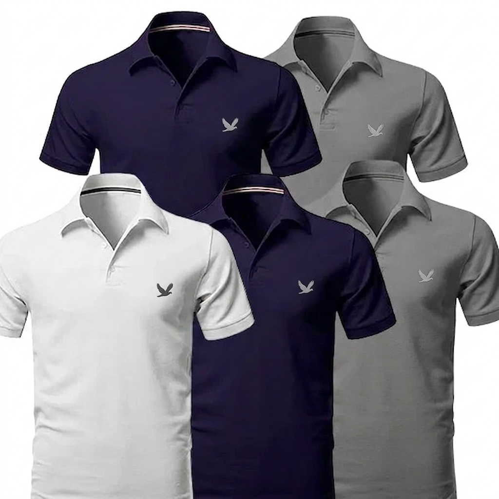[ACHETEZ-EN 3, RECEVEZ-EN 5] Kit polo essentiel R&amp;L | Style PureClo intemporel 