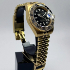 Montre Mod GMTEIKO | Or et noir | Bracelet Jubilee