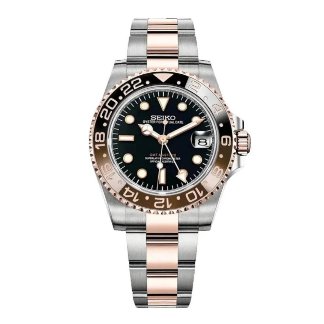 WATCH MOD GMTEIKO | ROTBEER | OYSTER STRAP
