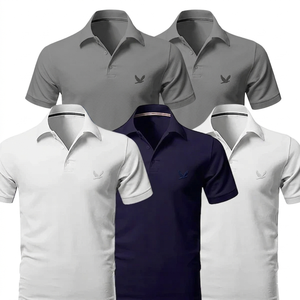 [ACHETEZ-EN 3, RECEVEZ-EN 5] Kit polo essentiel R&amp;L | Style PureClo intemporel 