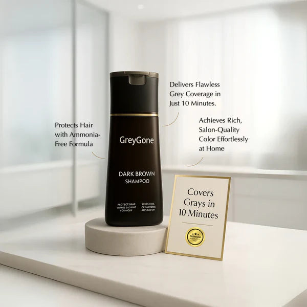 Shampoing colorant instantané GreyGone™ [50 % de réduction + livraison gratuite] 