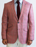 PURE | Costume à carreaux Cavani – Rose