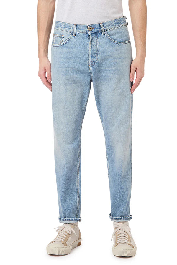 PURE | Pantalon 5 poches coupe décontractée