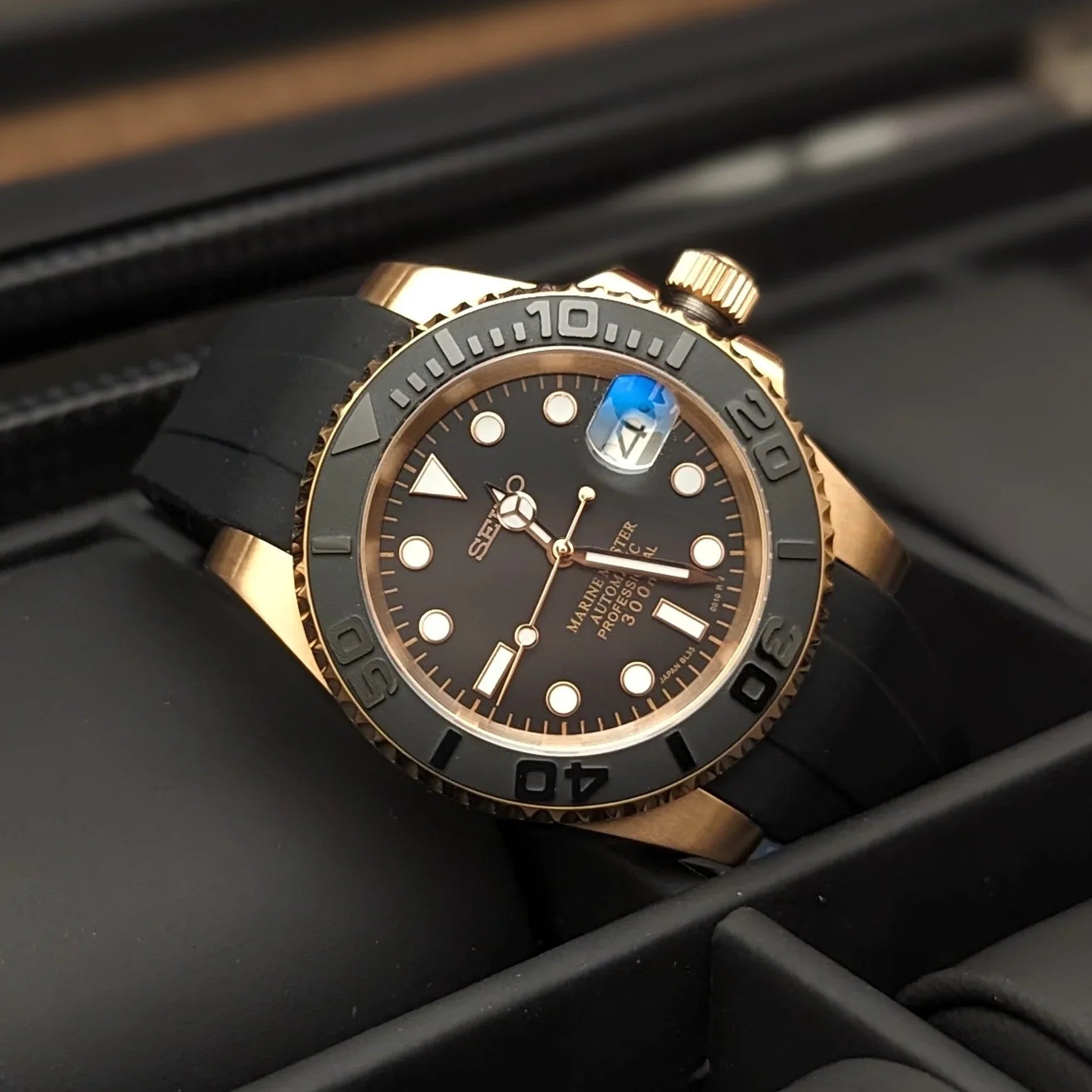 MONTRE MOD YACHT | OR ROSE NOIR