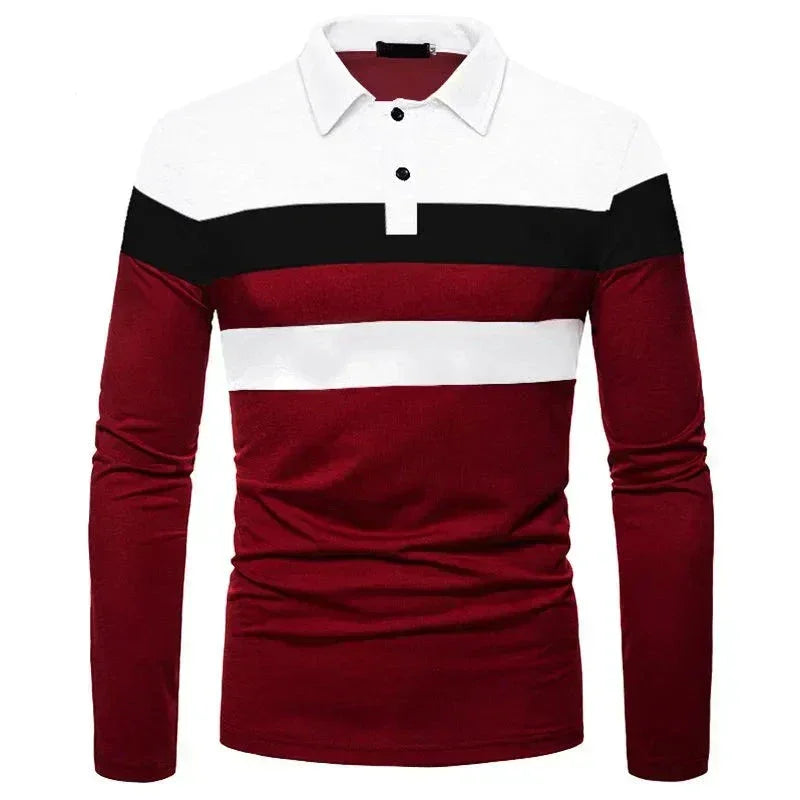 Men's Long Sleeve Polo Shirt Slingint - Pure