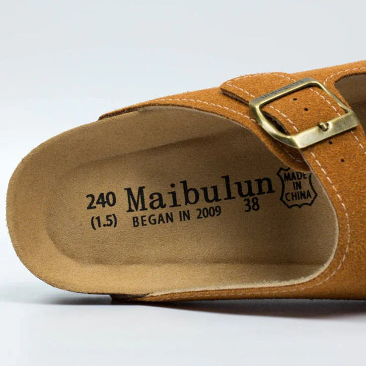 Birken California Suede Sandals for Men - Pure - PURECLO