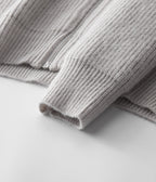 100% Merino Wool ZIPPED CARDIGAN